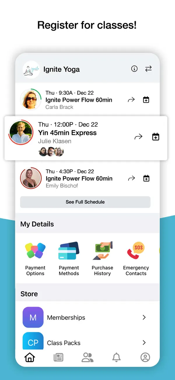 Screenshot #2 pour Ignite Yoga Pgh