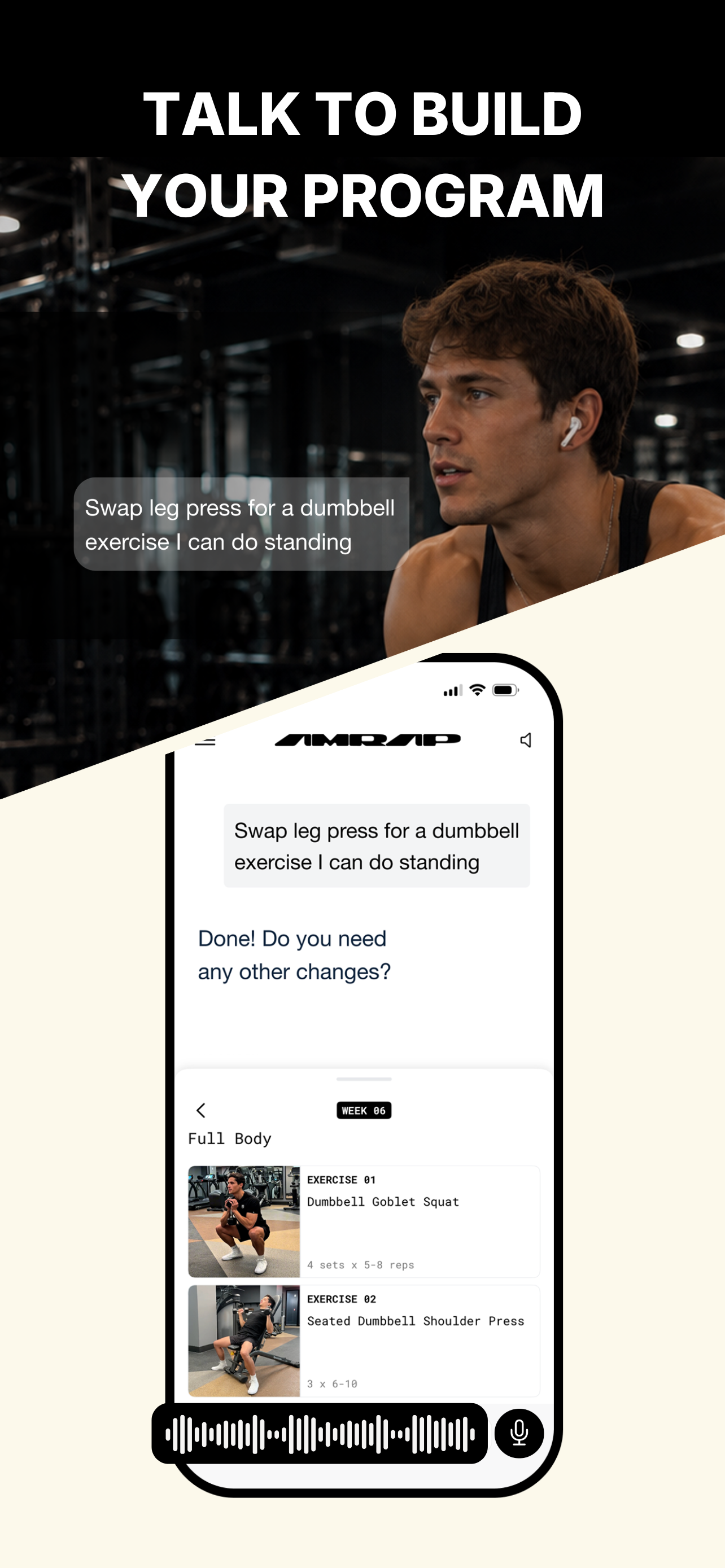 Amrap AI: Strength Training