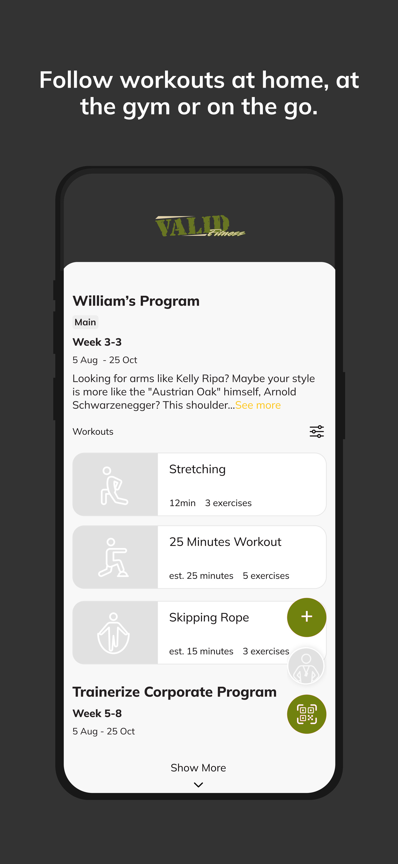 Valid Fitness