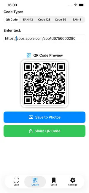 QR & BARCODE Reader & Creator screenshot 2