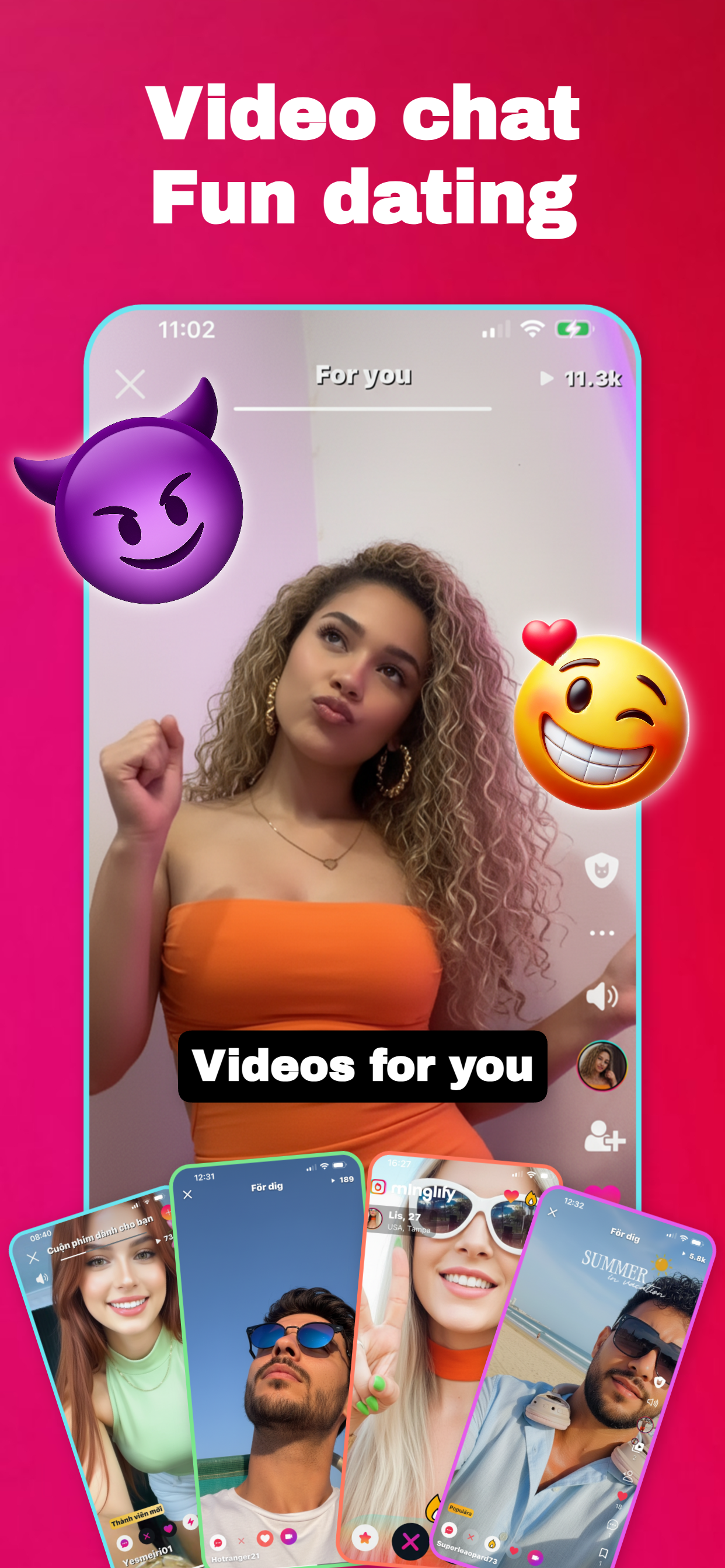 Video Chat, Dating: Minglify