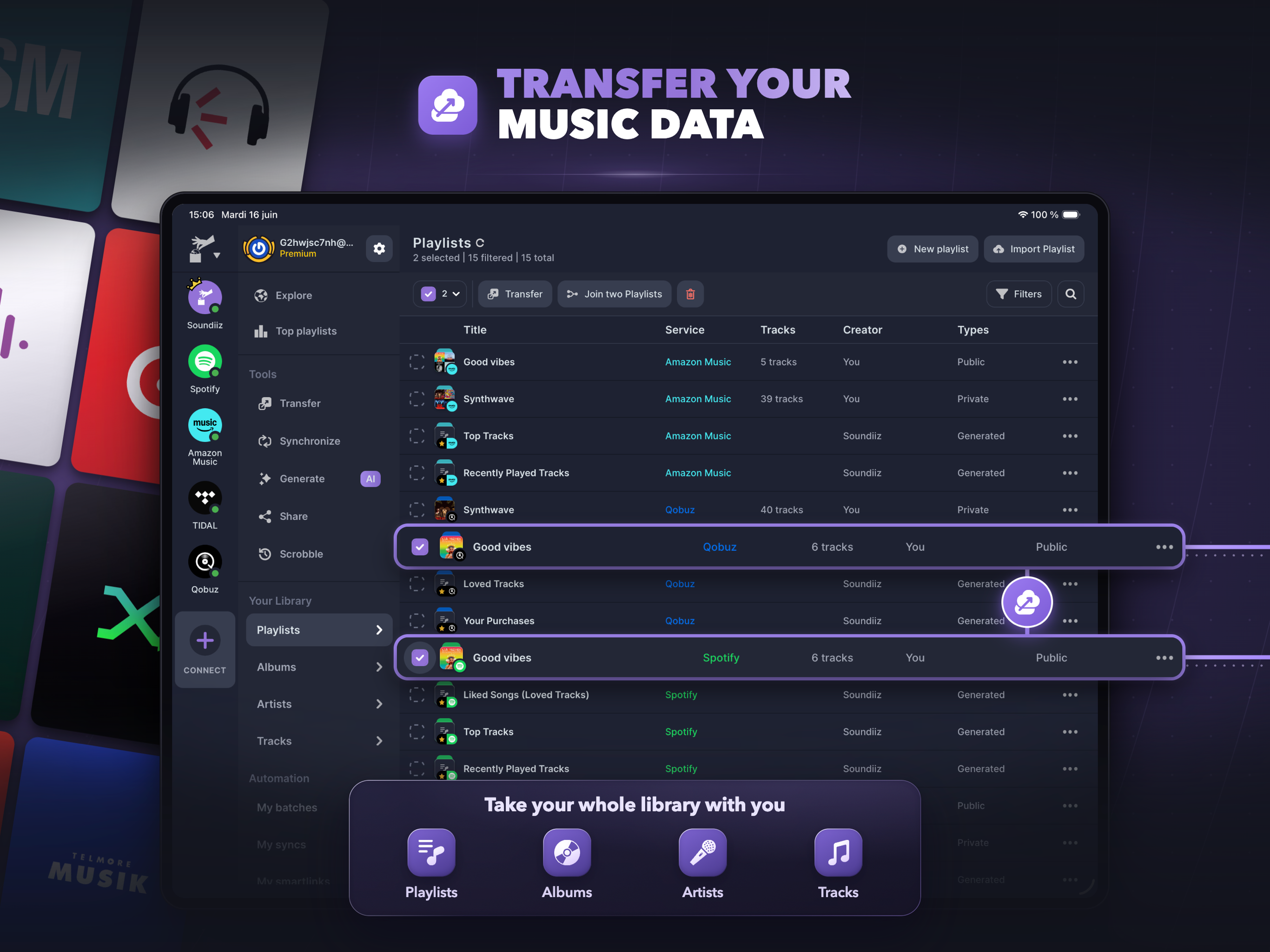Soundiiz screenshot 7