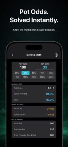 Preflop+ Poker GTO Nash Charts iPhone screenshot