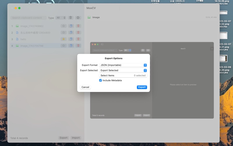 App screenshot