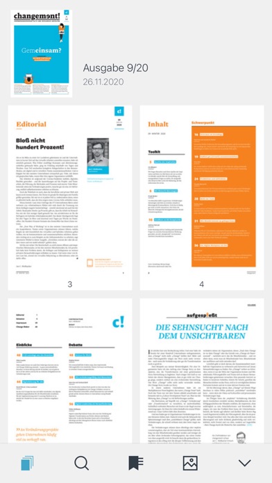 changement - das Magazin Screenshot