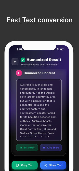 Humanize - AI Humanizer Screenshot 3 of 5