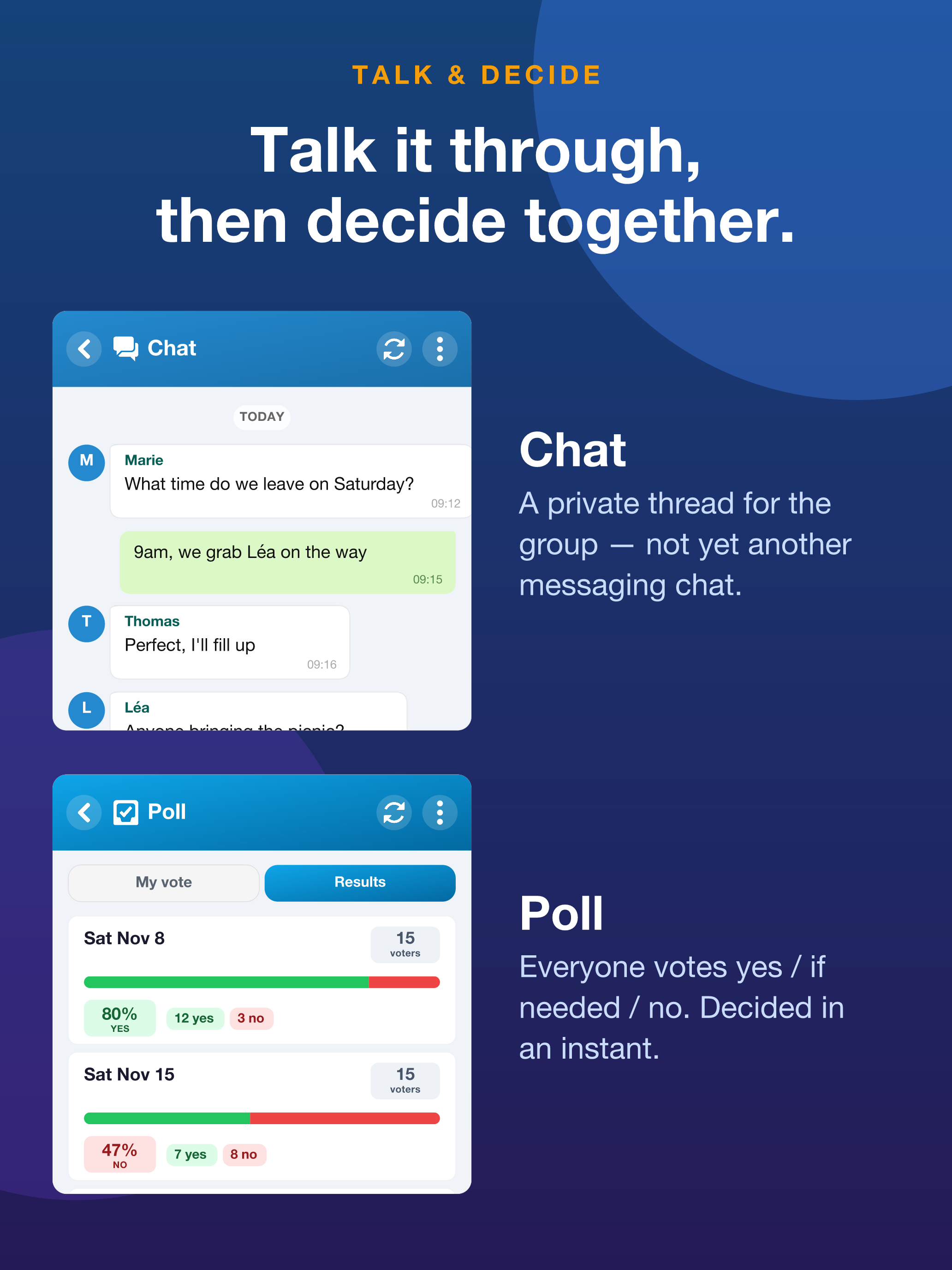 YouTim · Organize your groups screenshot 10