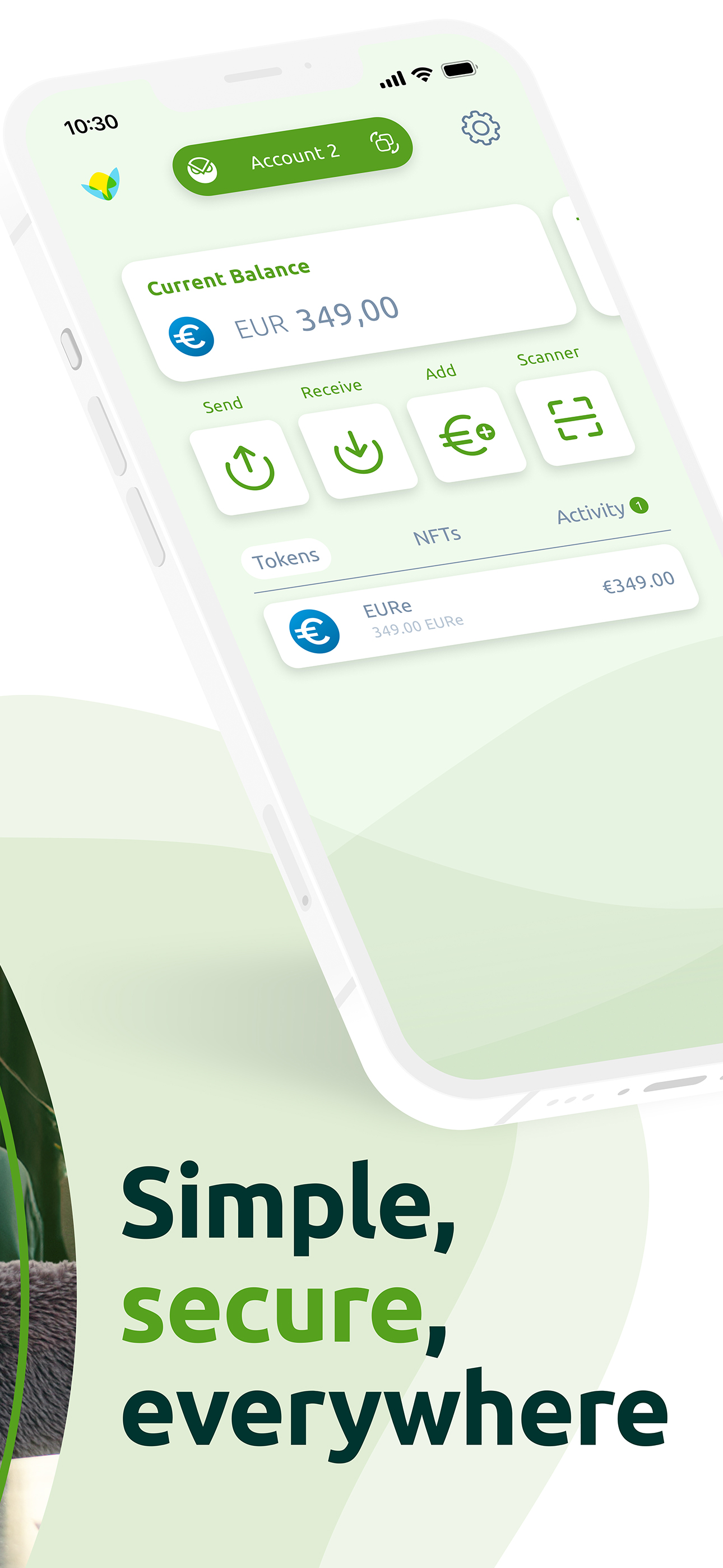Greenhood Wallet, IBAN & Card