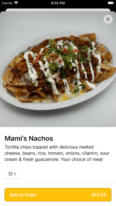 Mami's Mexican Grill iPhone screenshot 4 - Food & Drink app