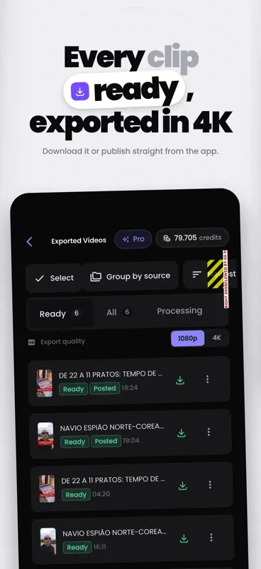 Cut.Pro: AI Video Clip Maker screenshot 5 of 6