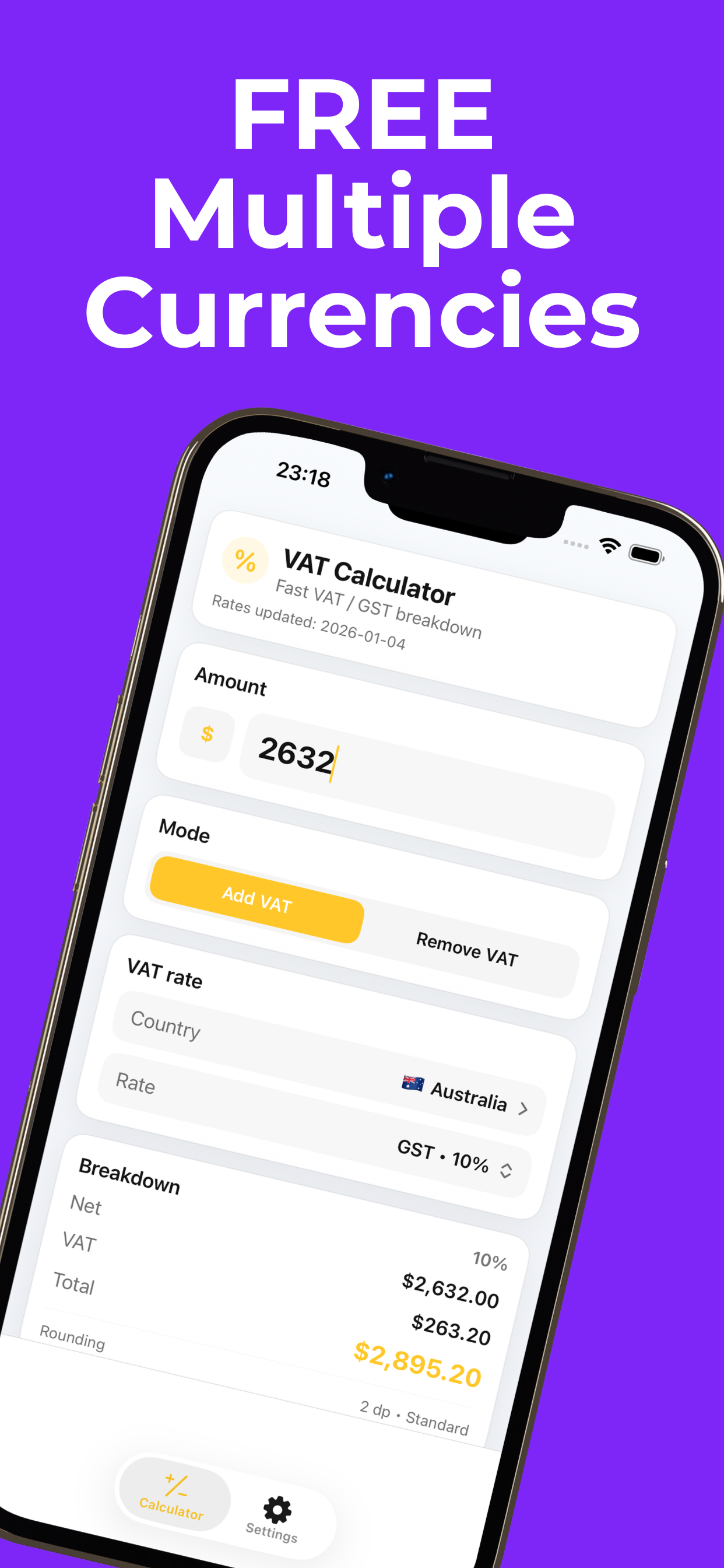 VAT Calc - VAT Calculator screenshot 4