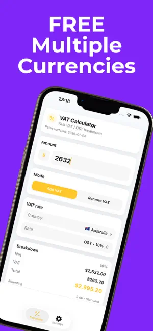VAT Calc - VAT Calculator screenshot 4