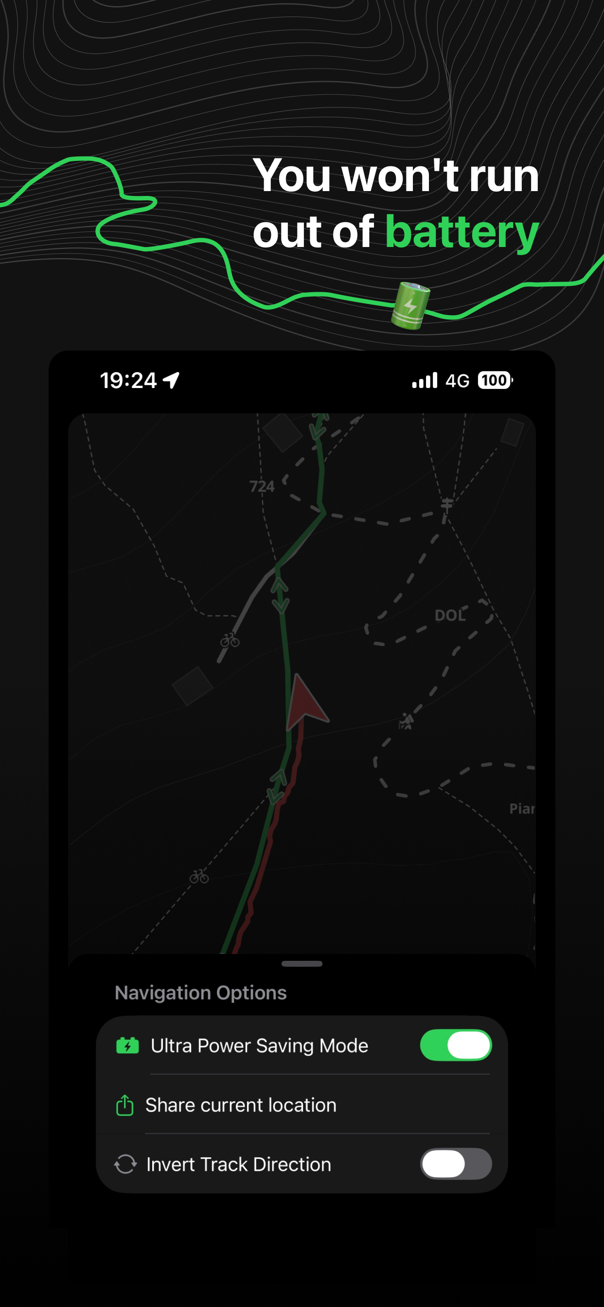 Trekx: Offline Hiking Maps