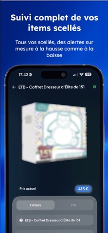 Cardzia : Cartes TCG & Scellés iPhone screenshot 4