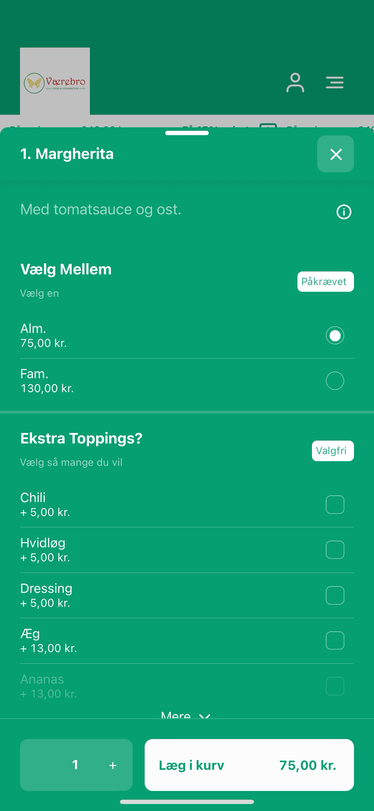 Værebro Pizza & Steakhouse