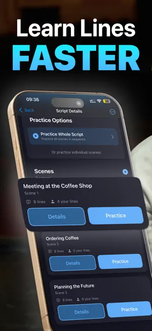 LearnMyLines: Memorise Scripts screenshot 1