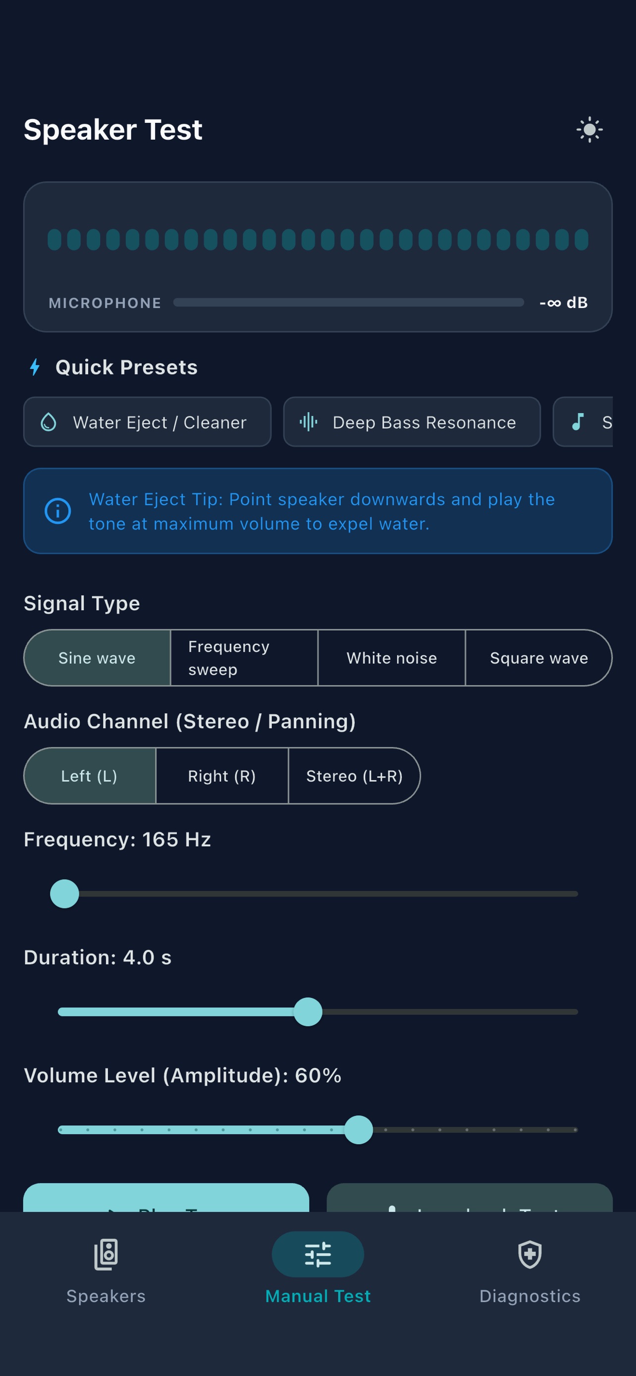Screenshot 5 of Speaker Test: Audio & Stereo