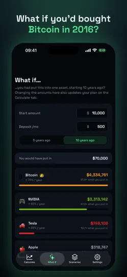 Screenshot von Compound: Wealth Calculator auf dem iPhone 1