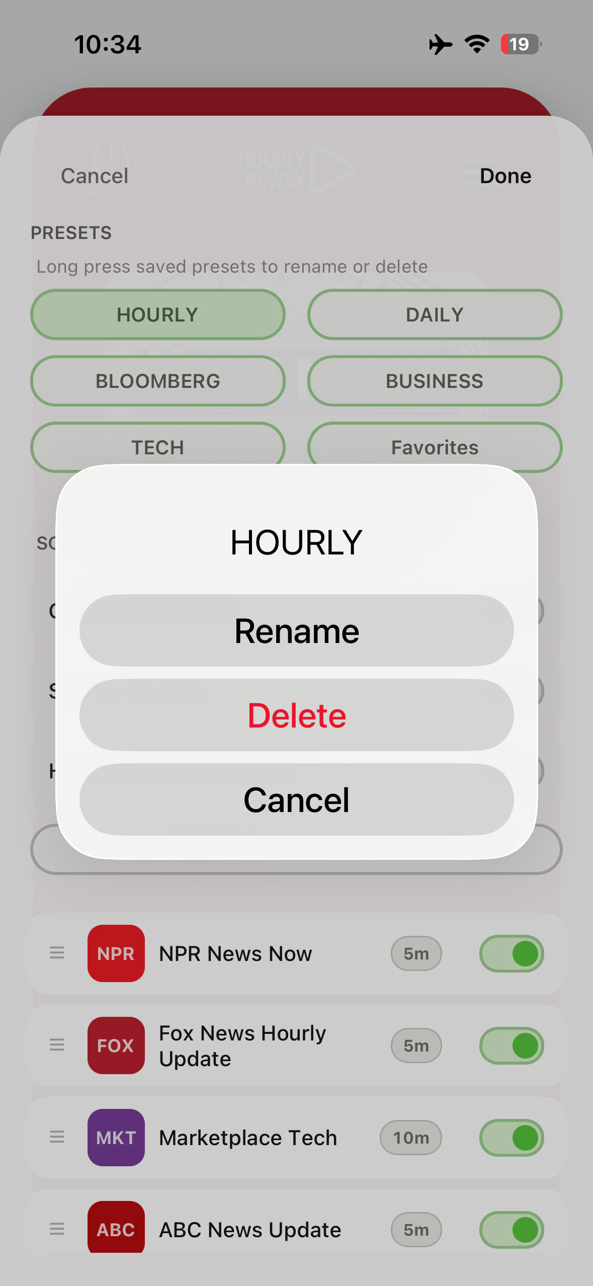 Hourly Newsy screenshot 8