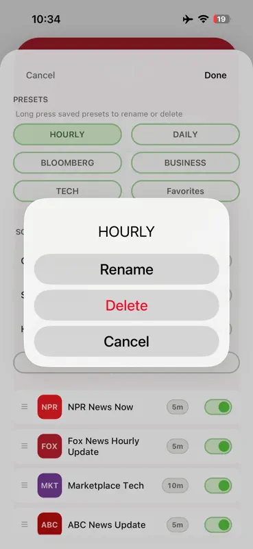 Hourly Newsy screenshot 8 of 9