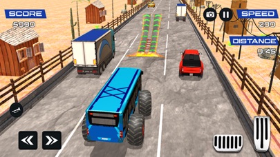 Monster Bus Offroad Racing 3Dのおすすめ画像2