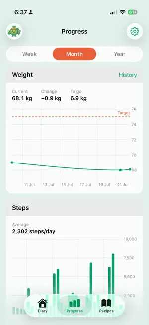 NomCal: Calorie Tracker screenshot 3