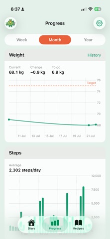 NomCal: Calorie Tracker Screenshot 3 of 4