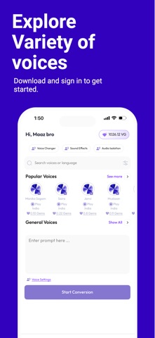 Text2Voice Ai screenshot