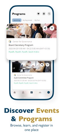 Center for Governance iPhone screenshot