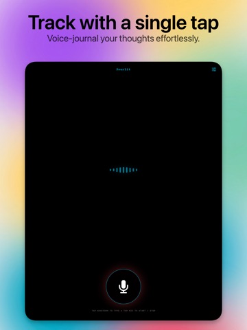 Jourlit iPad screenshot