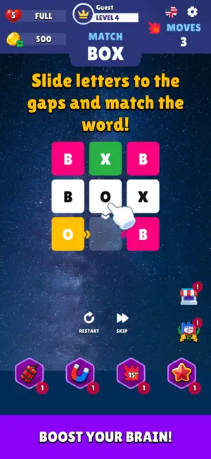 Word Ready! Sliding Match screenshot 1