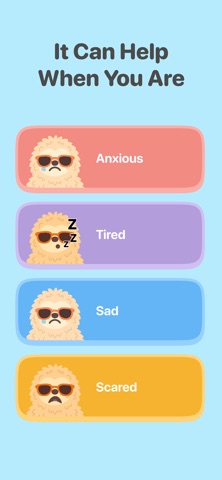 Calm & Breathing Exercises Zoe iPhone screenshot