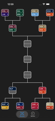 Hockey Playoffs app screenshot