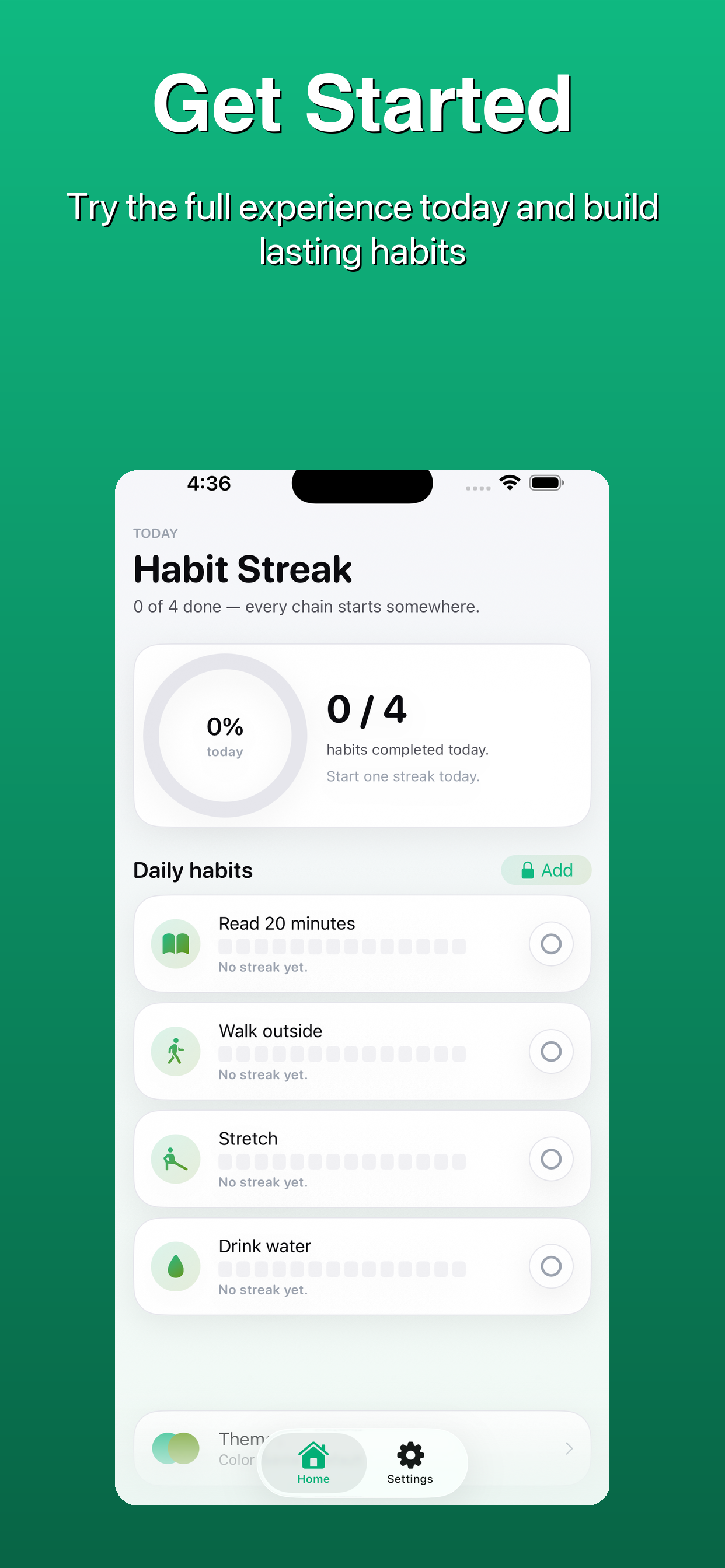 Habit Tracker - Daily Streak