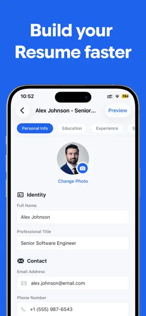 Resume Builder: CV Designer screenshot 3