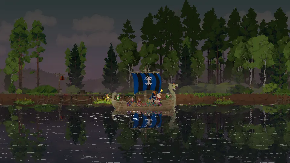 Captura de pantalla de Kingdom Two Crowns en iPhone 4