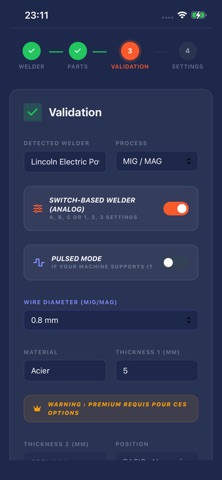 Weldmaster AI iPhone screenshot