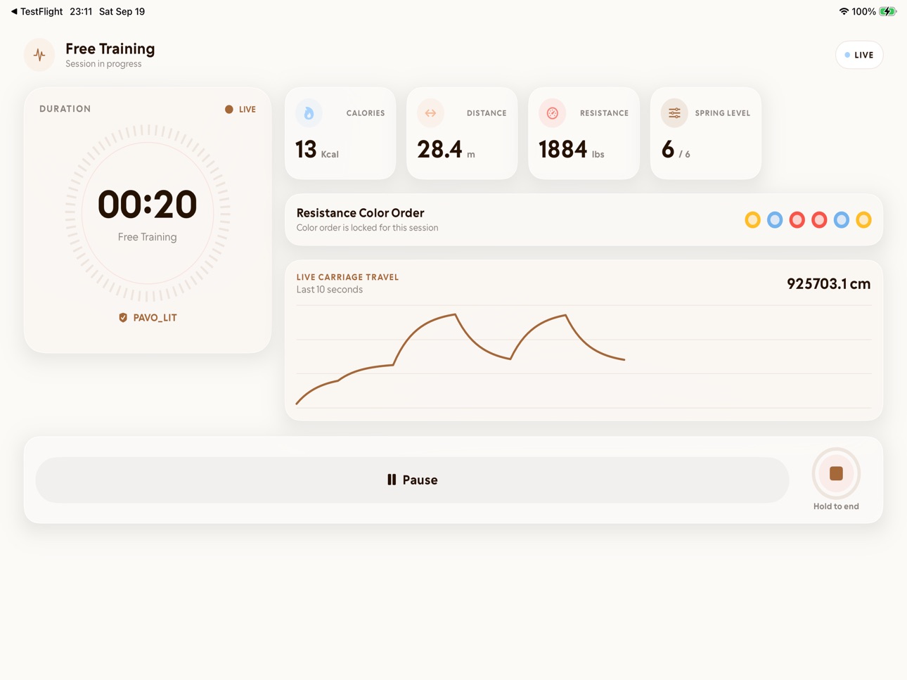 Screenshot 6 of Pavo Fitness HD