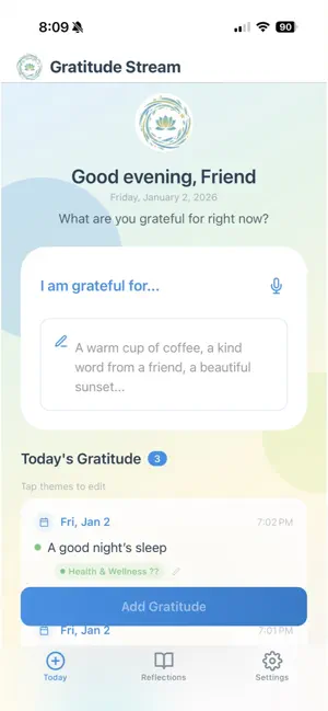 GS: Gratitude Stream screenshot 2