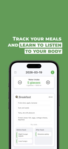 Treatwise: Food planner diary screenshot