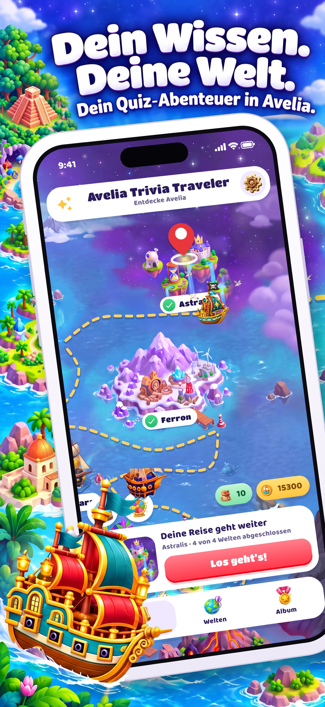 Screenshot 1 of Trivia Traveler: Brain Quiz