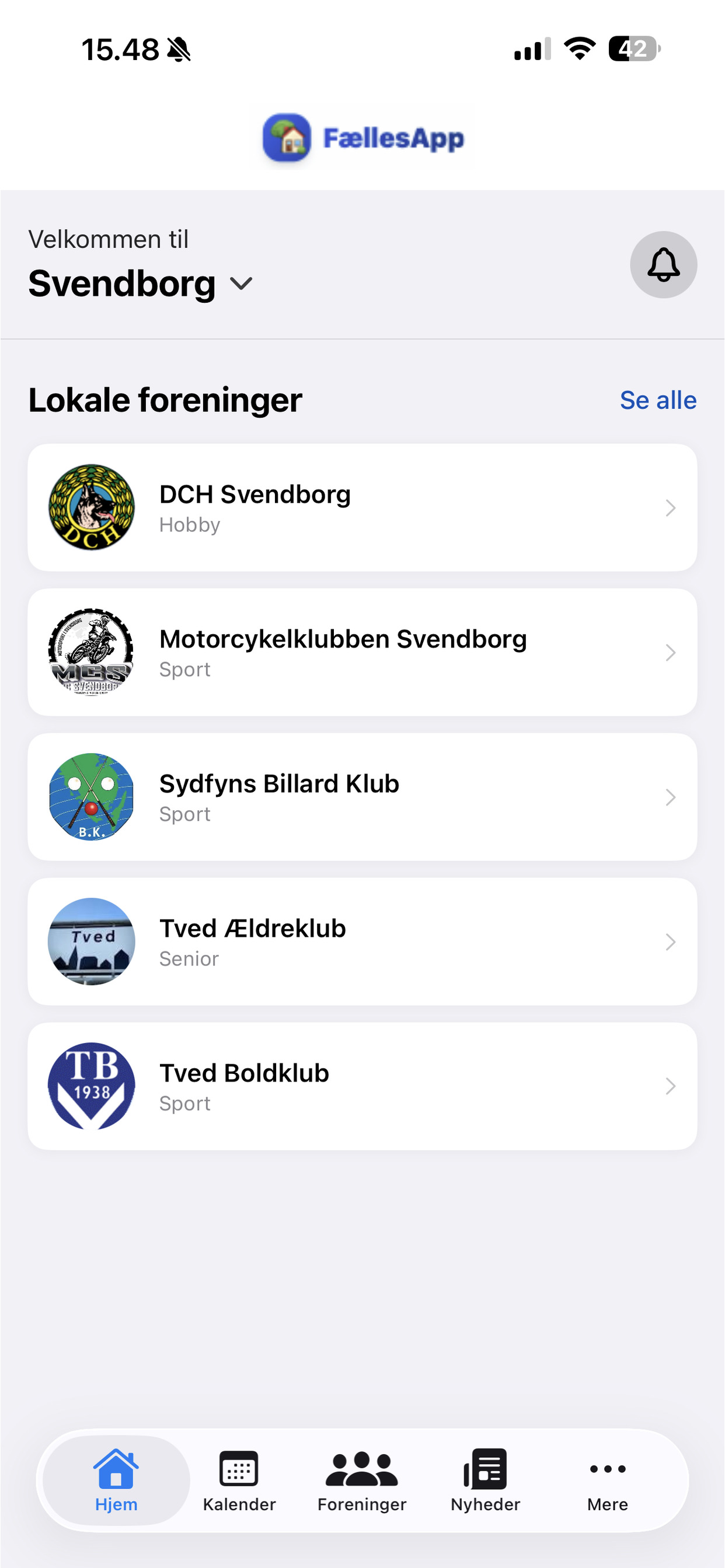 Fællesapp screenshot 5