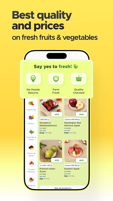 Screenshot 4 of Blinkit: Groceries & more App