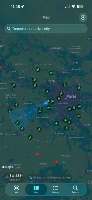 SpotFlight: Planes Overhead screenshot 2