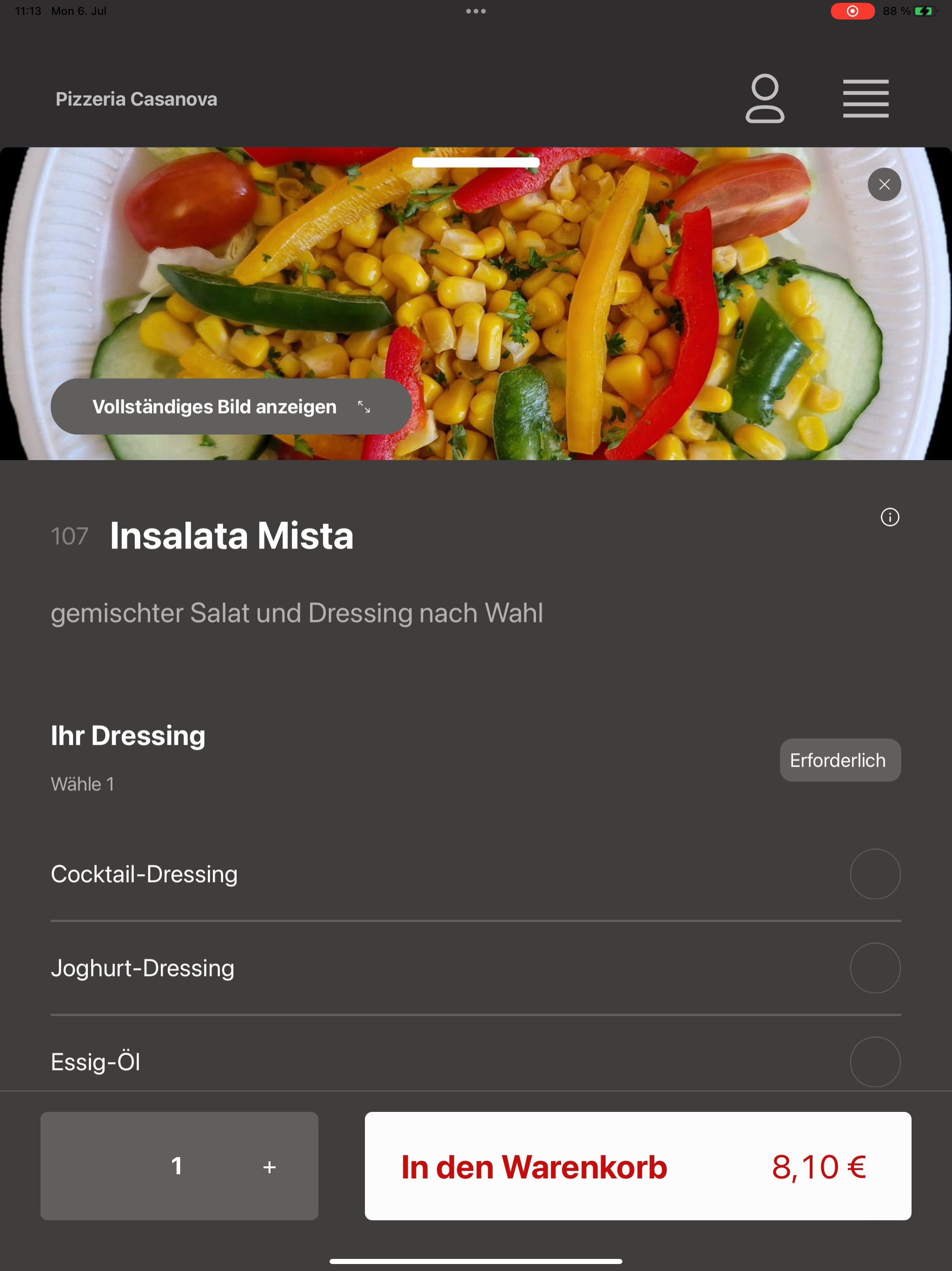 Pizzeria Casanova Hilden screenshot 15