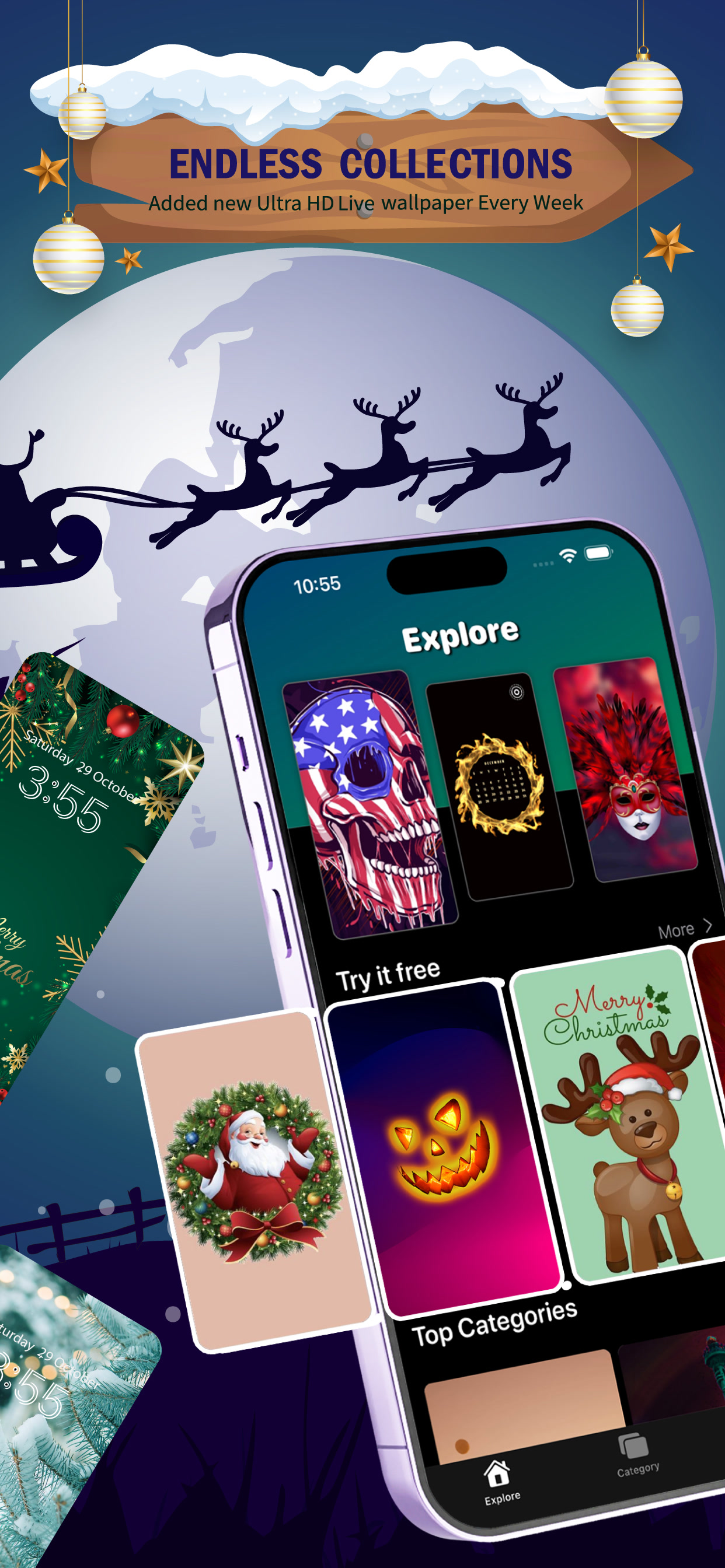 Christmas Animated Wallpapers