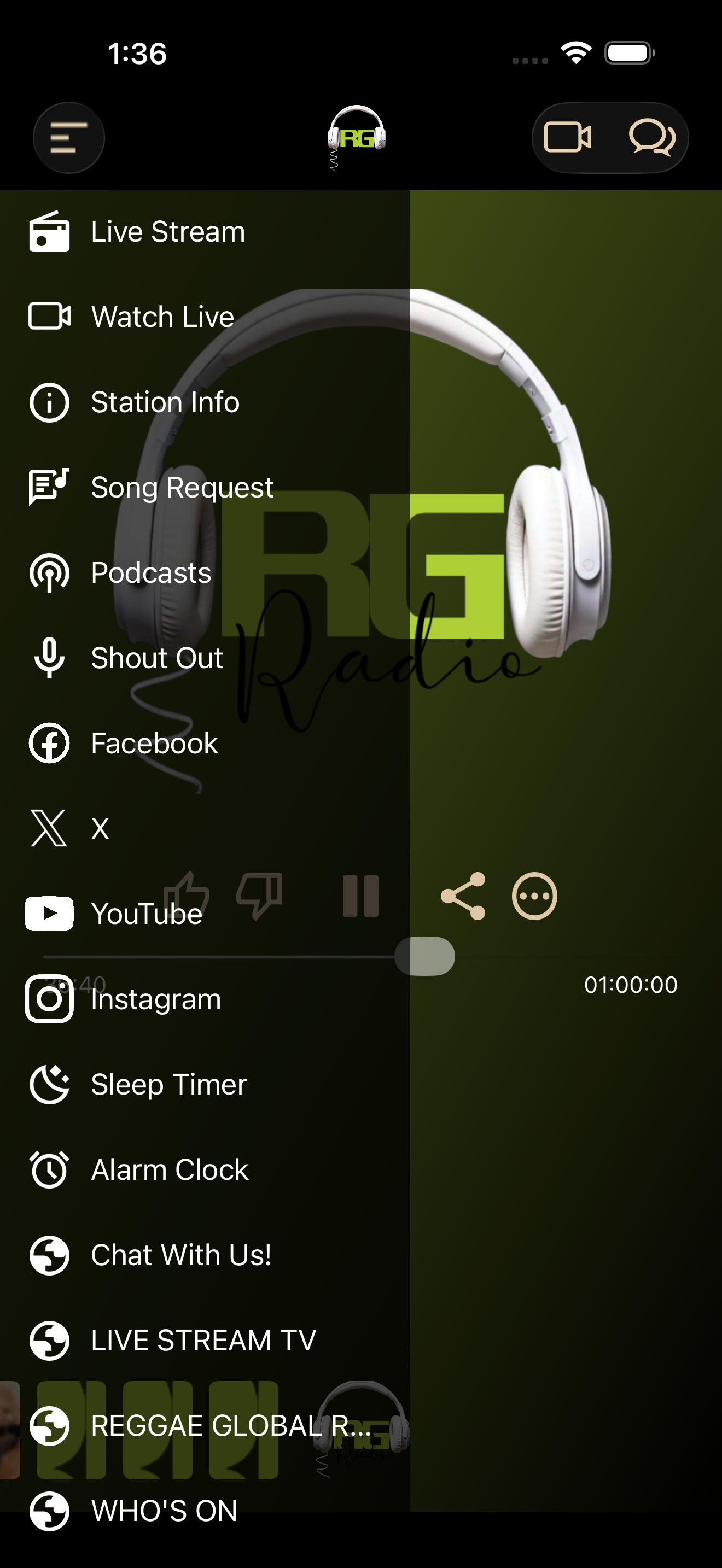 REGGAE GLOBAL RADIO screenshot 4