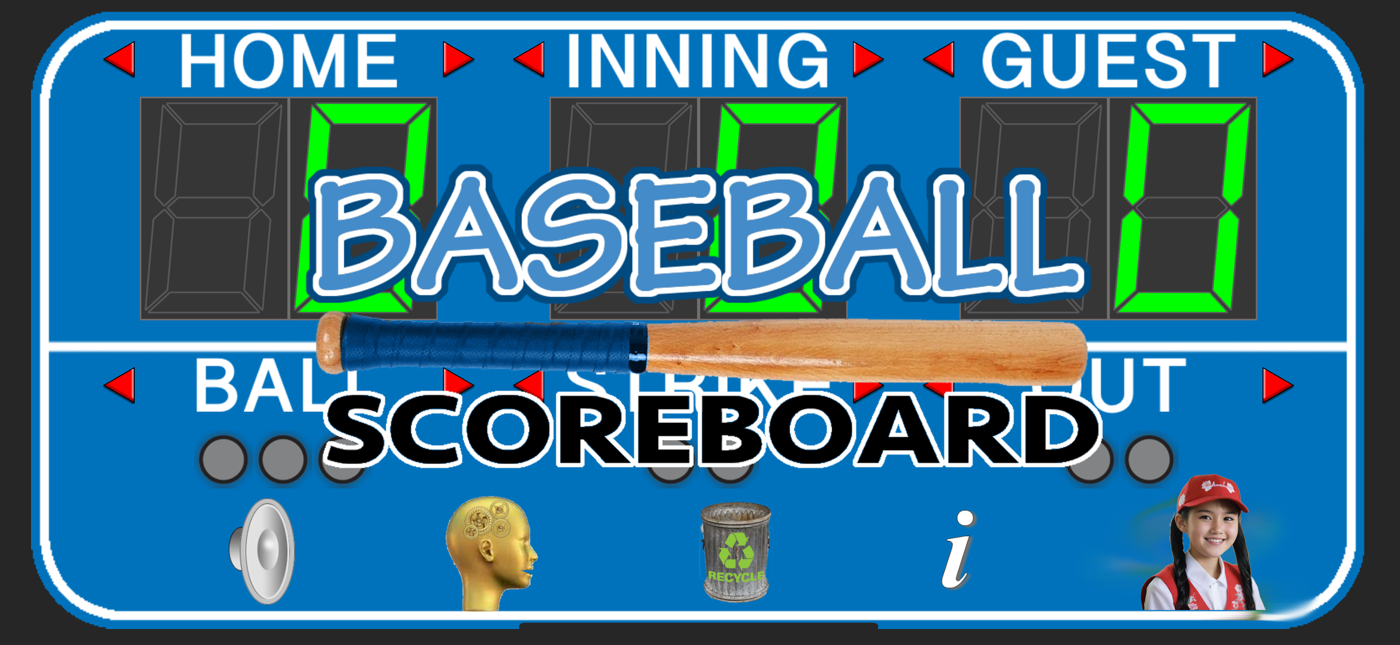 Baseball Scoreboard Deluxe