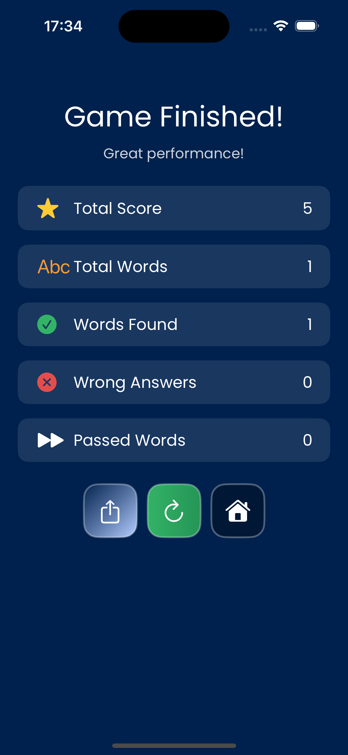 Shifted Words screenshot 3