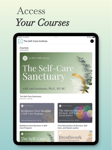Self-Caring ipad screenshot 4